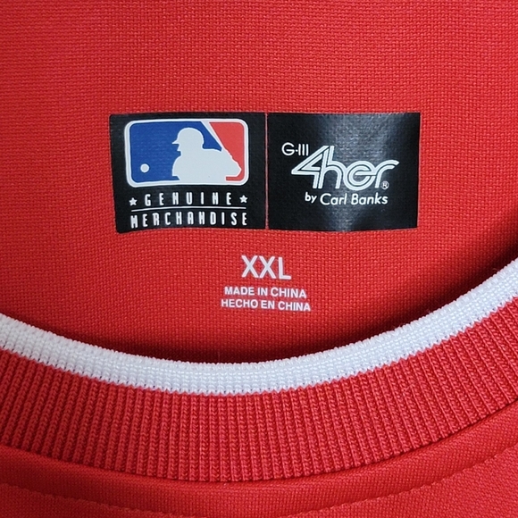 NWT G-III 4Her | St. Louis Cardinals Baseball Short Sleeve Red Tee Size XXL - Picture 3 of 5